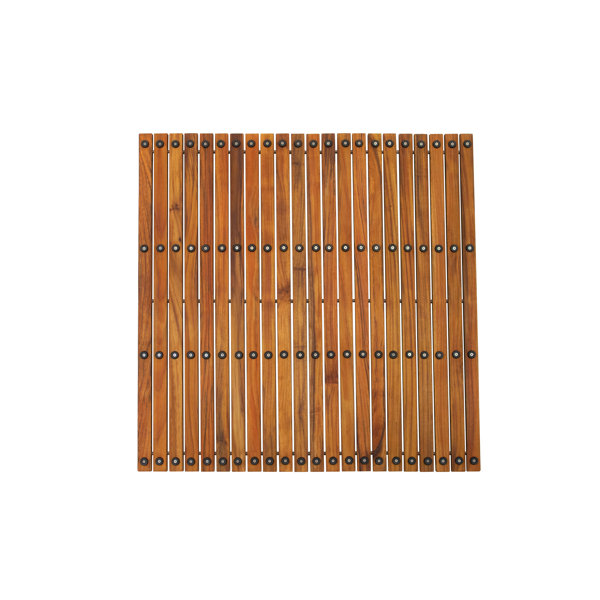 NordicStyle Teak Shower Mat & Reviews Wayfair